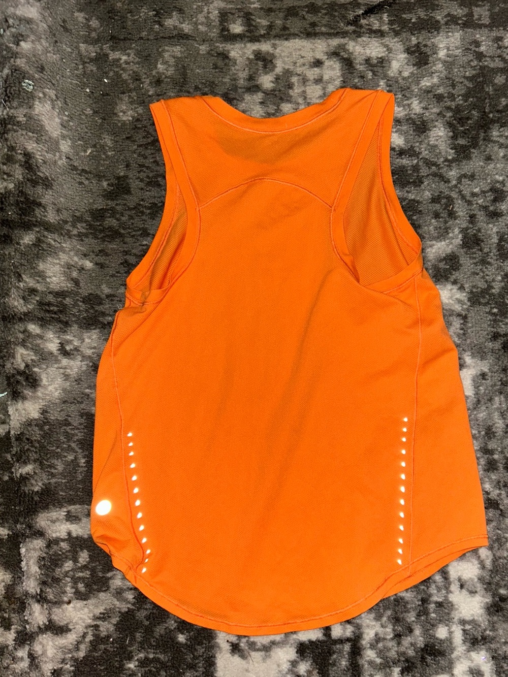 Lululemon Orange Athletic Tank Top